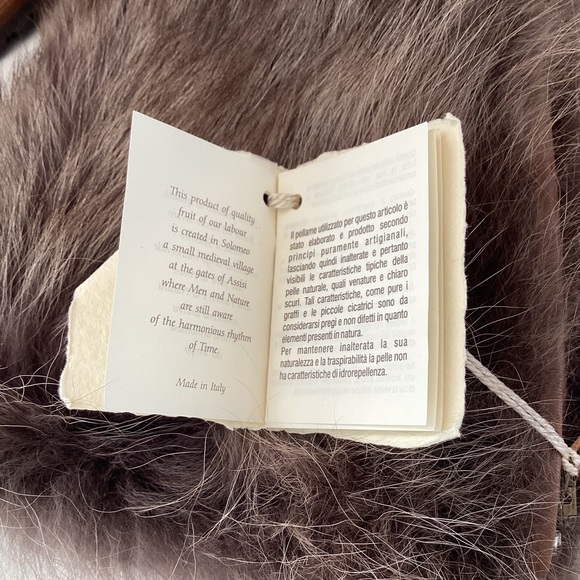 NEW Brunello Cucinelli Brown Leather Fur Boots 6 - Picture 11 of 14